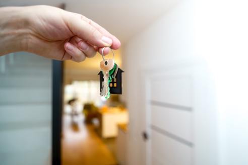 House keys and property sale