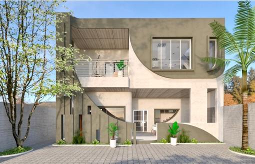 Modern residential house representing houses for sale in Kenya